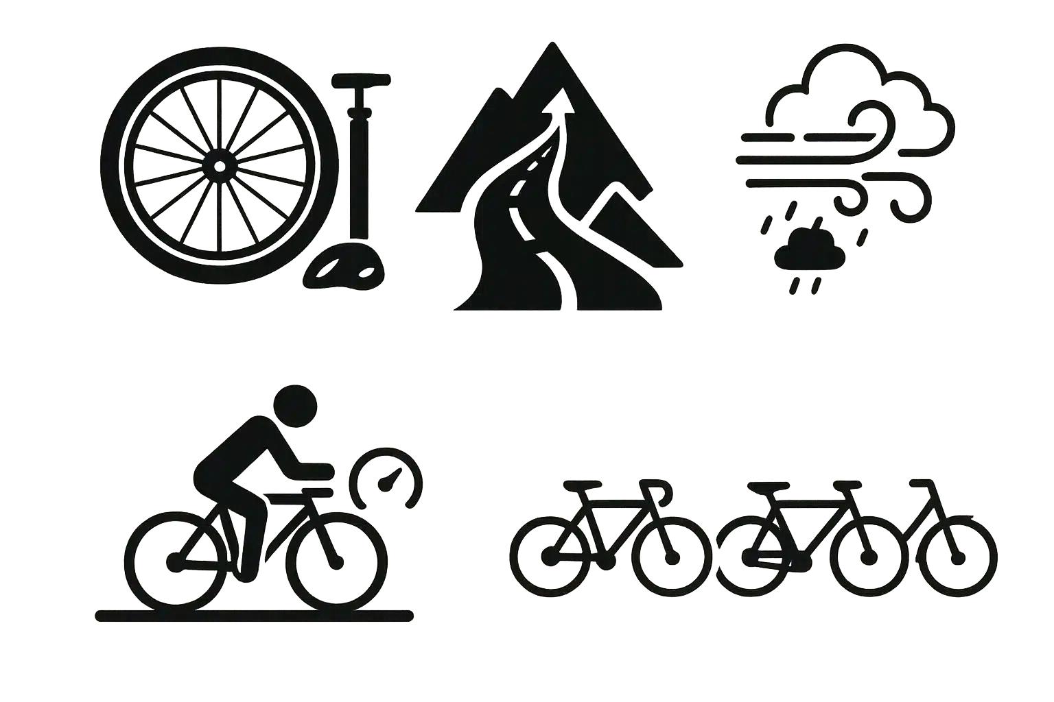 Facteurs déterminant la vitesse en vélo