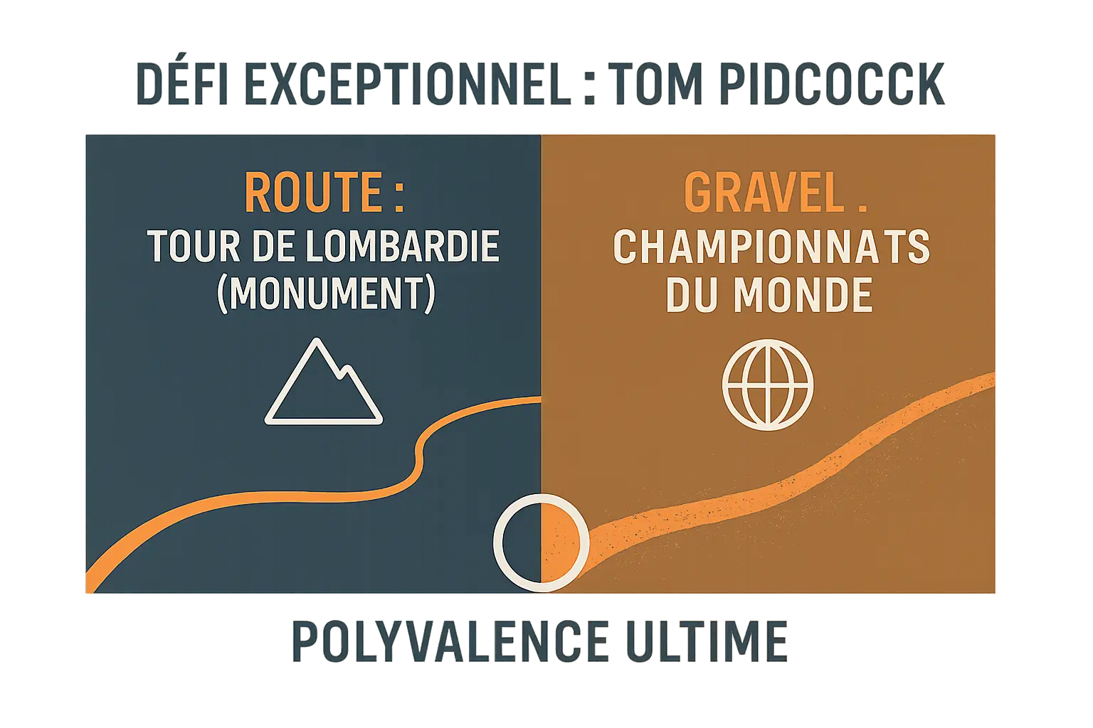 Tom Pidcock entre route et gravel