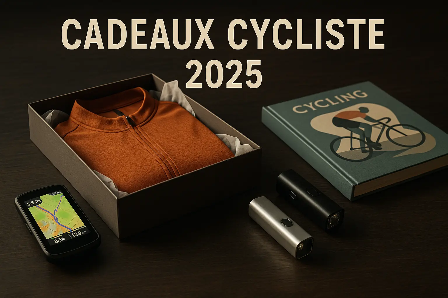 images avec des cadeaux pour un cycliste