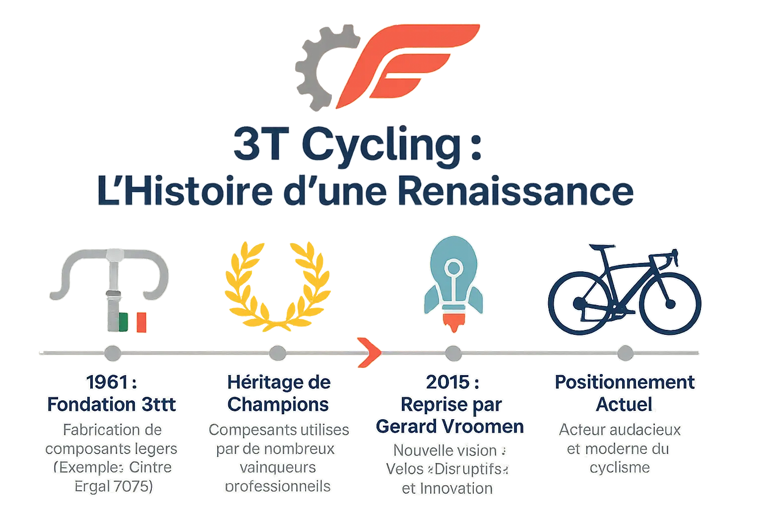 Chronologie de la renaissance de 3T Cycling