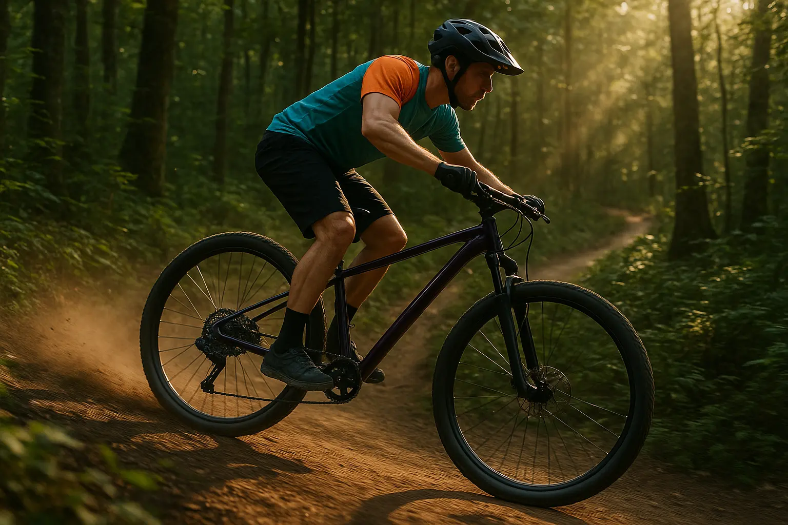 homme sur un vtt EXPL 540 rockrider
